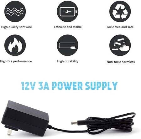 Yüksek Kaliteli Tam Amper 12V 3A Adaptör AU Fişli - 2
