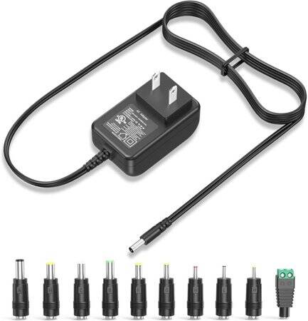 Yüksek Kaliteli Tam Amper 12V 500MA Adaptör EU Fişli - 1