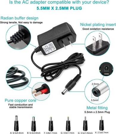 Yüksek Kaliteli Tam Amper 15V 1A Adaptör EU Fişli - 4