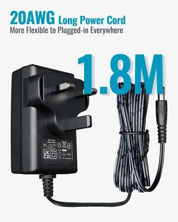 Yüksek Kaliteli Tam Amper 15V 1A Adaptör UK Fişli - 3