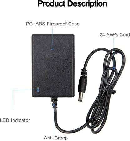 Yüksek Kaliteli Tam Amper 15V 2A Adaptör UK Fişli - 3