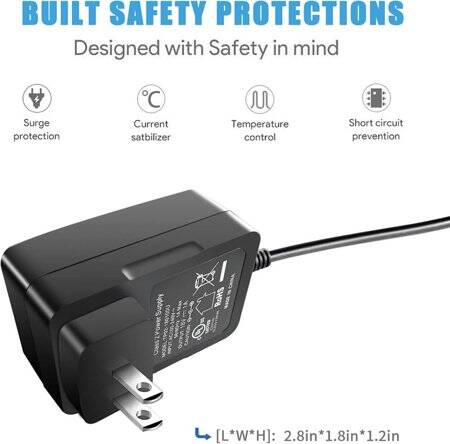 Yüksek Kaliteli Tam Amper 18V 1A Adaptör EU Fişli - 3