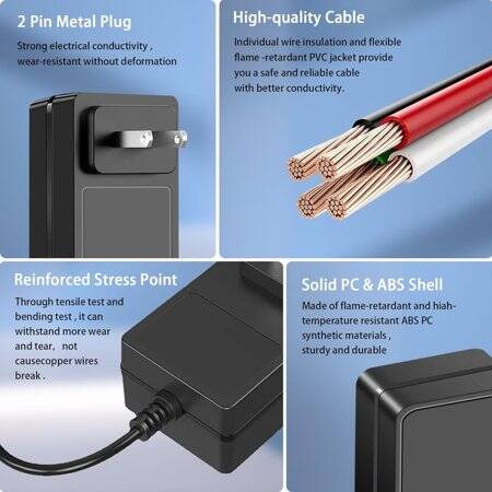 Yüksek Kaliteli Tam Amper 24V 1.5A Adaptör EU Fişli - 5