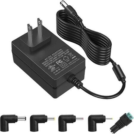 Yüksek Kaliteli Tam Amper 24V 1.5A Adaptör UK Fişli - 1