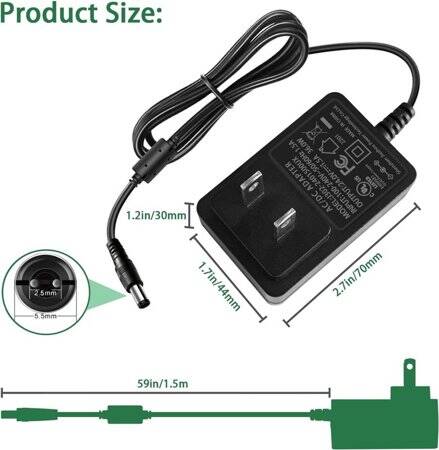 Yüksek Kaliteli Tam Amper 24V 1.5A Adaptör UK Fişli - 5