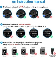 Yüksek Kaliteli Tam Amper 24V 1A Adaptör EU Fişli - 2