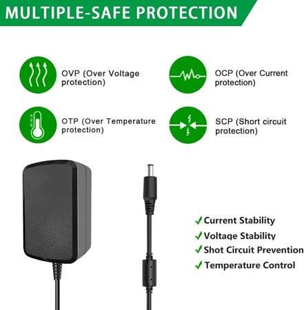 Yüksek Kaliteli Tam Amper 24V 1A Adaptör EU Fişli - 5