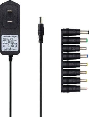 Yüksek Kaliteli Tam Amper 4.2V 1A Lityum Pil Şarj Cihazı AU Fişli - 1