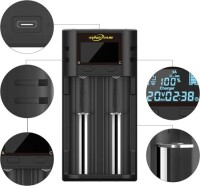 Yüksek Kaliteli Tam Amper 4.2V 1A Lityum Pil Şarj Cihazı UK Fişli - 2
