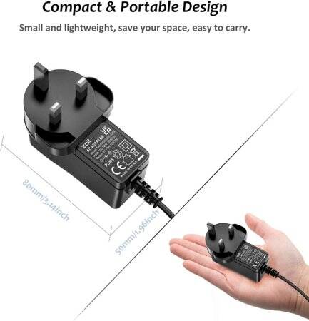 Yüksek Kaliteli Tam Amper 5V 1.5A Adaptör UK Fişli - 3