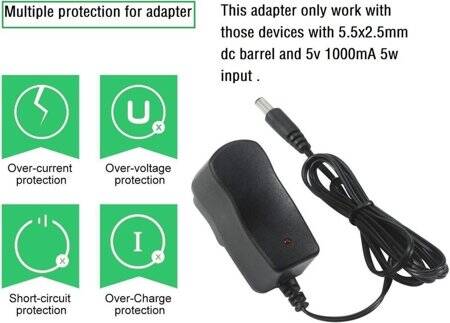 Yüksek Kaliteli Tam Amper 5V 1A Adaptör AU Fişli - 3