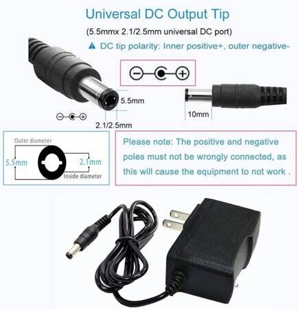 Yüksek Kaliteli Tam Amper 6V 2A Adaptör EU Fişli - 3