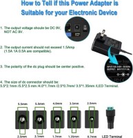 Yüksek Kaliteli Tam Amper 9V 1.5A Adaptör EU Fişli - 4
