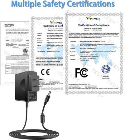 Yüksek Kaliteli Tam Amper 9V 1.5A Adaptör EU Fişli - 5