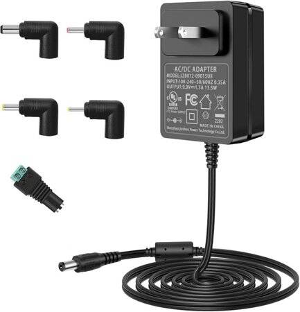 Yüksek Kaliteli Tam Amper 9V 1.5A Adaptör UK Fişli - 1