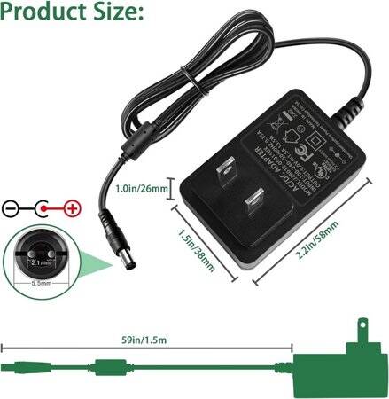 Yüksek Kaliteli Tam Amper 9V 1.5A Adaptör UK Fişli - 3