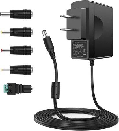 Yüksek Kaliteli Tam Amper 9V 1.5A Adaptör US Fişli - 1