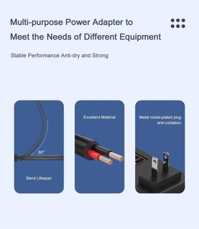 Yüksek Kaliteli Tam Amper 9V 2A Adaptör AU Fişli - 5
