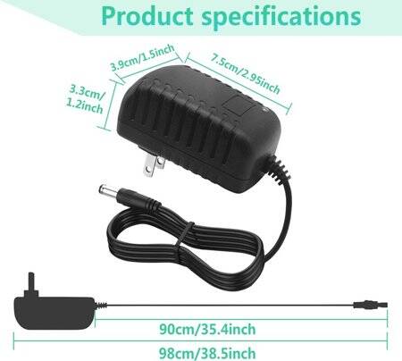 Yüksek Kaliteli Tam Amper 9V 2A Adaptör US Fişli - 2