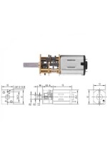 Yüksek Tork N20 6V 25RPM Mikro DC Metal Dişli Düşürücü MotorAzaltma Oranı 1:1000 - 3