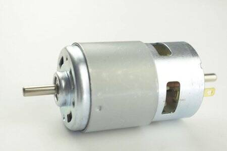 Yuvarlak Şaft 775 12V 12000RPM Yüksek Hızlı Yüksek Torklu DC Motor Çift Şaftlı - 4