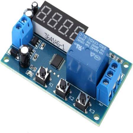 YYA-1 DC24V Relay Module Led Display 3 Button Key 4 Digital Tube Timer Delay Switch Automatic Controller - 4