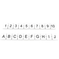 ZB10-10P-19-00AH MARKER STRIP 10.2MM WHITE PC10/PC16 - 1