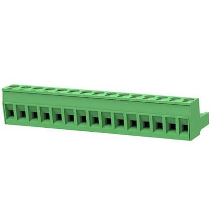 ZB2EDGK-5.08-15P TERM.BLK.5.08MM 15P FEMALE GREEN - 1