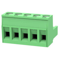 ZB2EDGK-5.08-5P TERM.BLK.5.08MM 5P FEMALE GREEN - 1