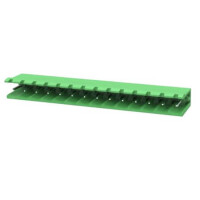 ZB2EDGR-5.08-14P TERM.BLK.5.08MM 14P 90C MALE GREEN OPEN - 1