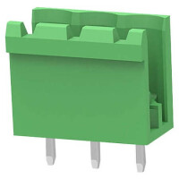 ZB2EDGV-5.08-3P TERM.BLK.5.08MM 3P 180C MALE GREEN OPEN - 1