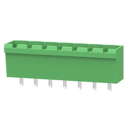 ZB2EDGVC-5.08-7P TERM.BLK.5.08MM 7P 180C MALE GREEN CLOSED - 1