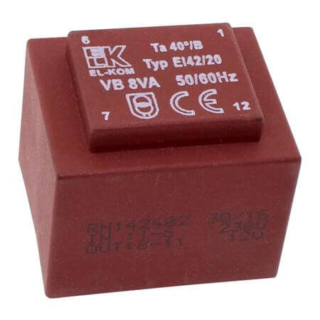 ZBO-152.142402 TRAFO DOKUMLU 8VA 12V EI42/20 - 1