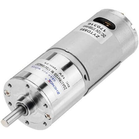 ZGA37RH DC GEAR MOTOR 37MM 12V 220RPM ZHENGKE - 1