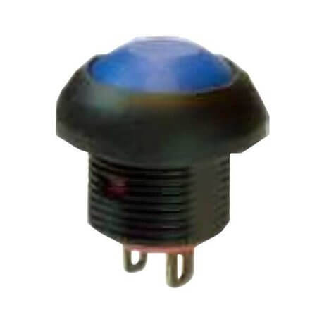 ZPAL6B2M1CES3-5 SWITCH PUSH BUTTON OFF-ON RED ROUND CAP WITHOUT LE - 1