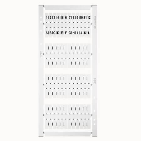 ZS5-96P-19-00AH MARKER STRIP 5.25MM WHITE PC2.5/PCDK2.5/PCKK2.5 - 1